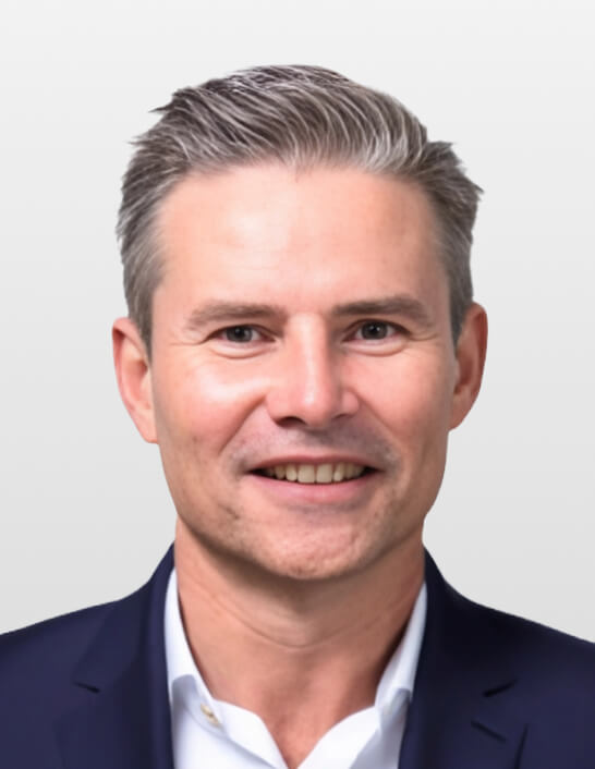Man in suit with grey hair
